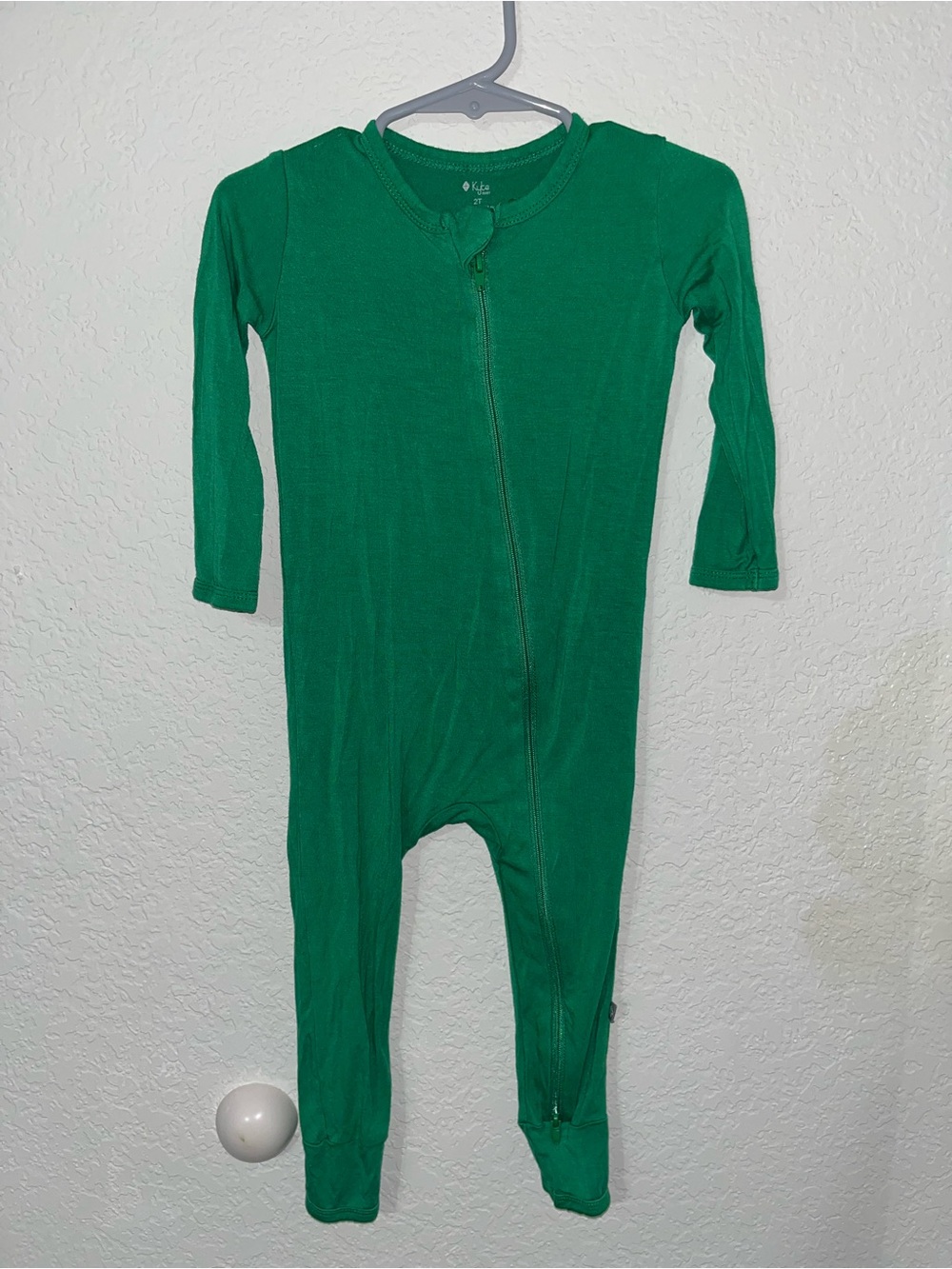 Kyte baby footless double zipper onesie